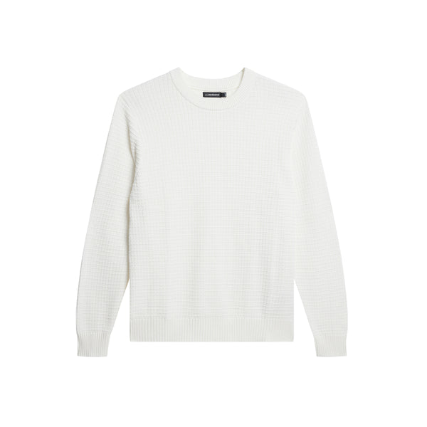 Archer Structure Sweater - White
