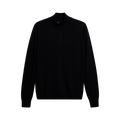 Kiyan Quarter Zip Sweater - Black