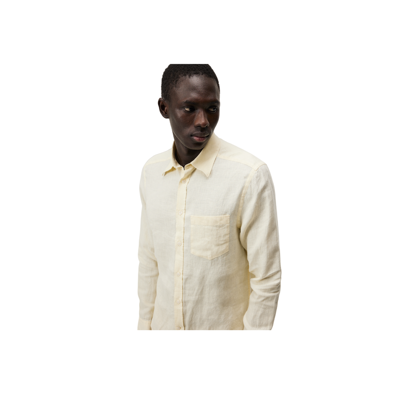 Clean Linen Slim Shirt - Beige