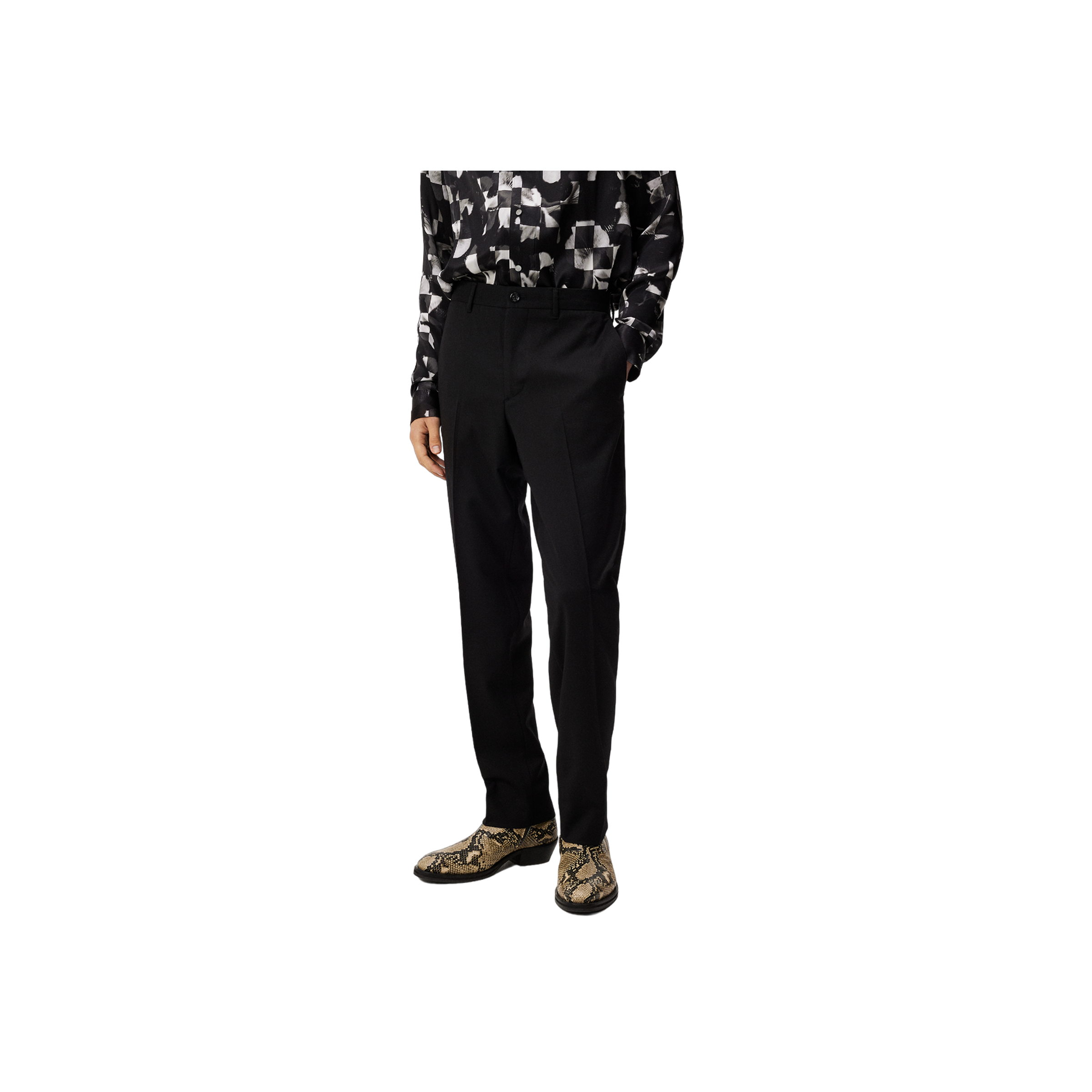 Lois WR Flannel Pants - Black