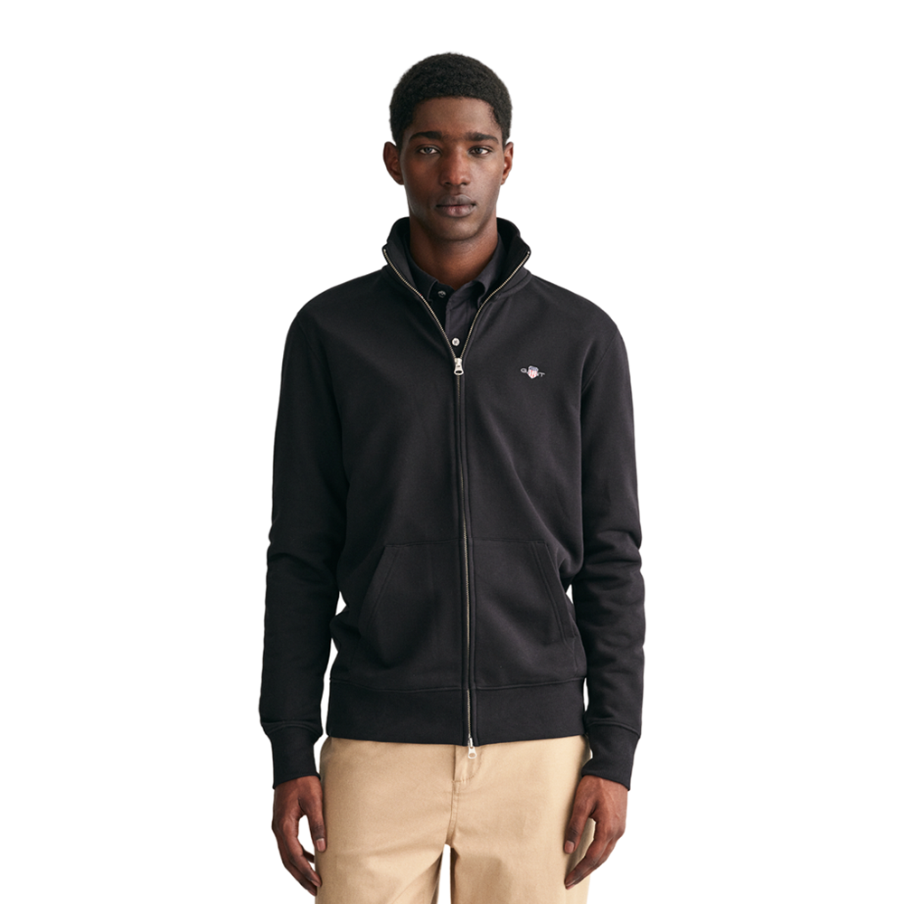 Reg Shield Full Zip Sweat - Black