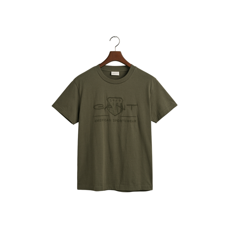 Tonal Archive Shield T-shirt - Green