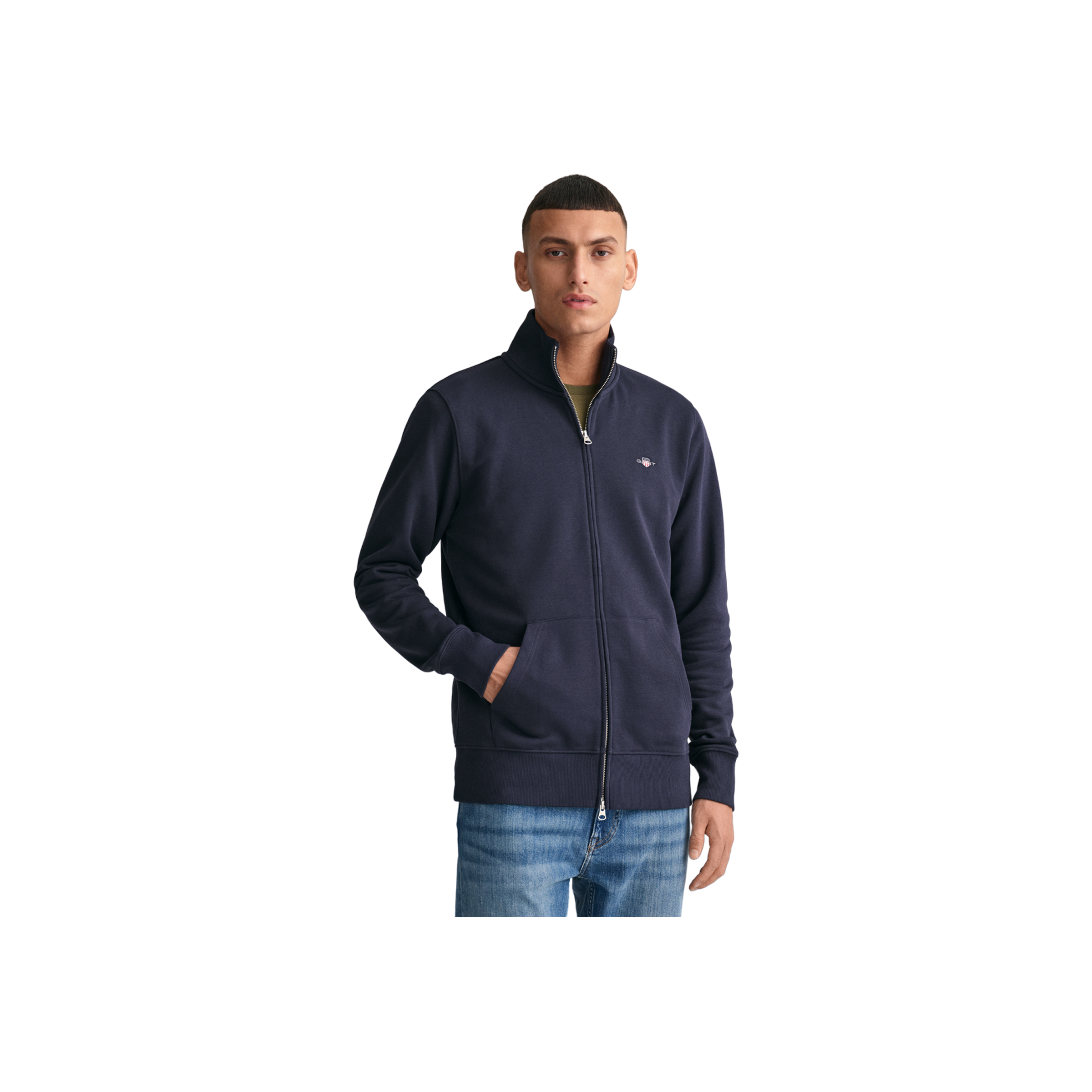 Reg Shield Full Zip Sweat - Blue