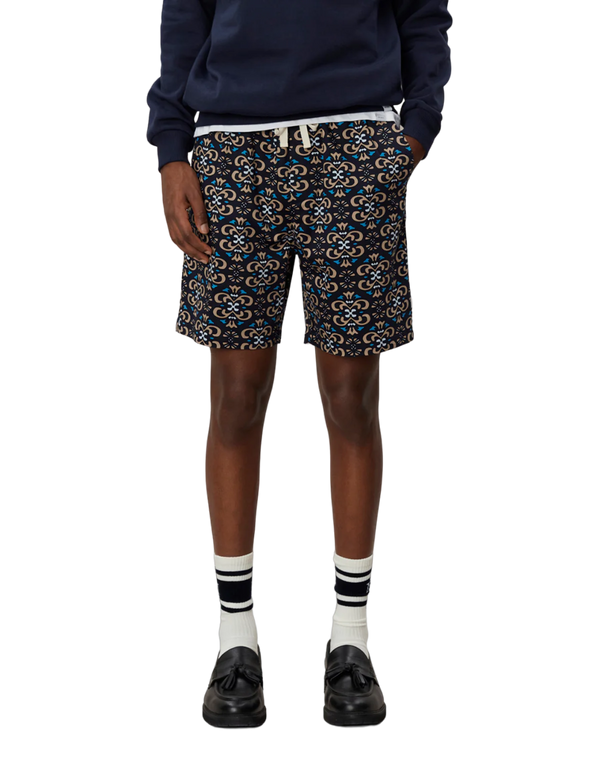 Hendrix AOP Shorts - Navy