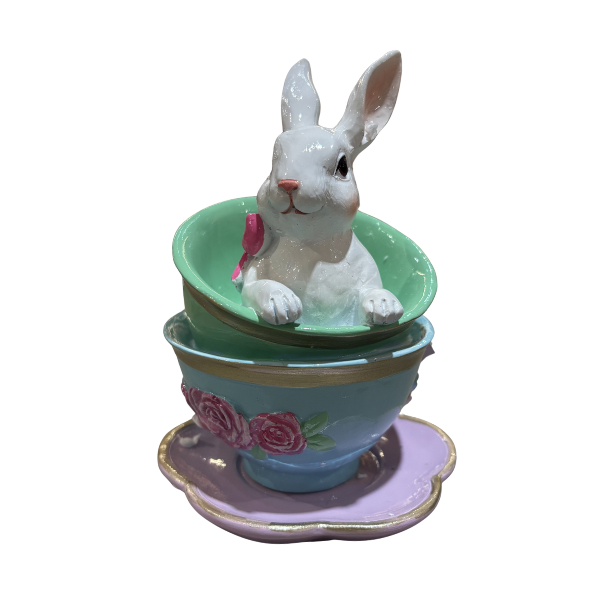 P - Rabbit in cup - -