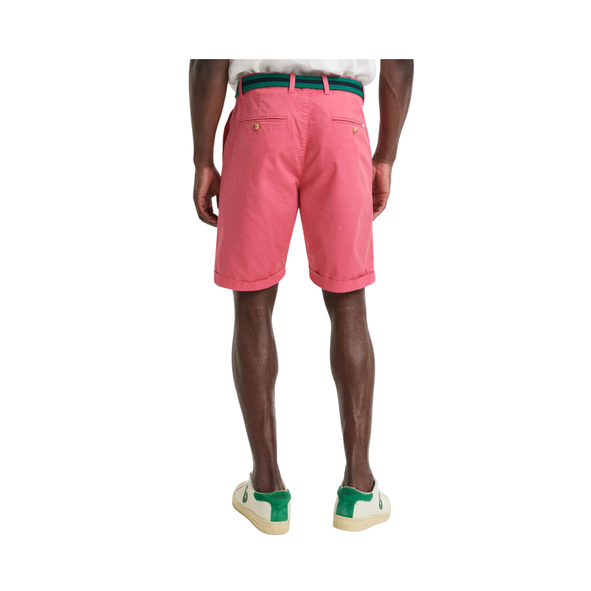 Reg Sunfaded Chino Shorts - 648 Watermelon Red