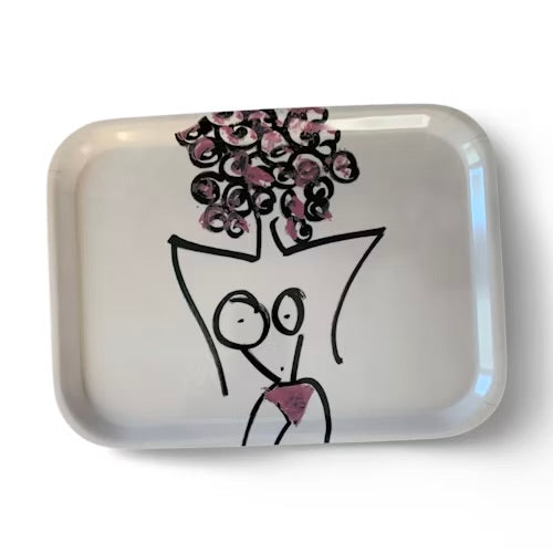 Frukostbricka Curl Crush - White