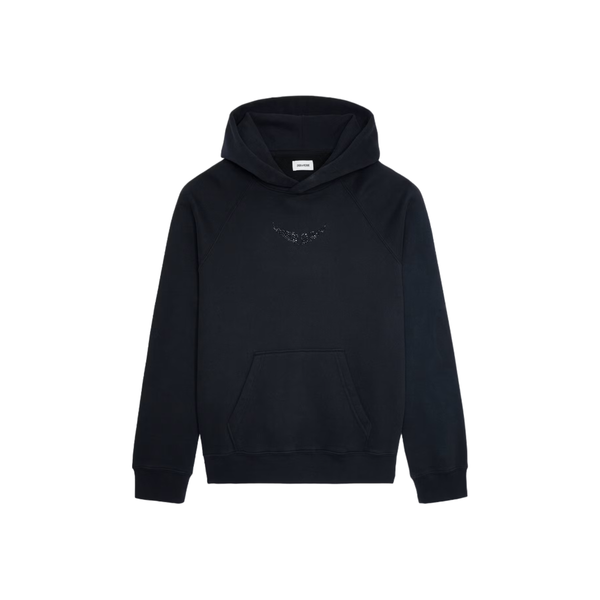Georgy Photoprint Compo Pink C Hoodie - Black