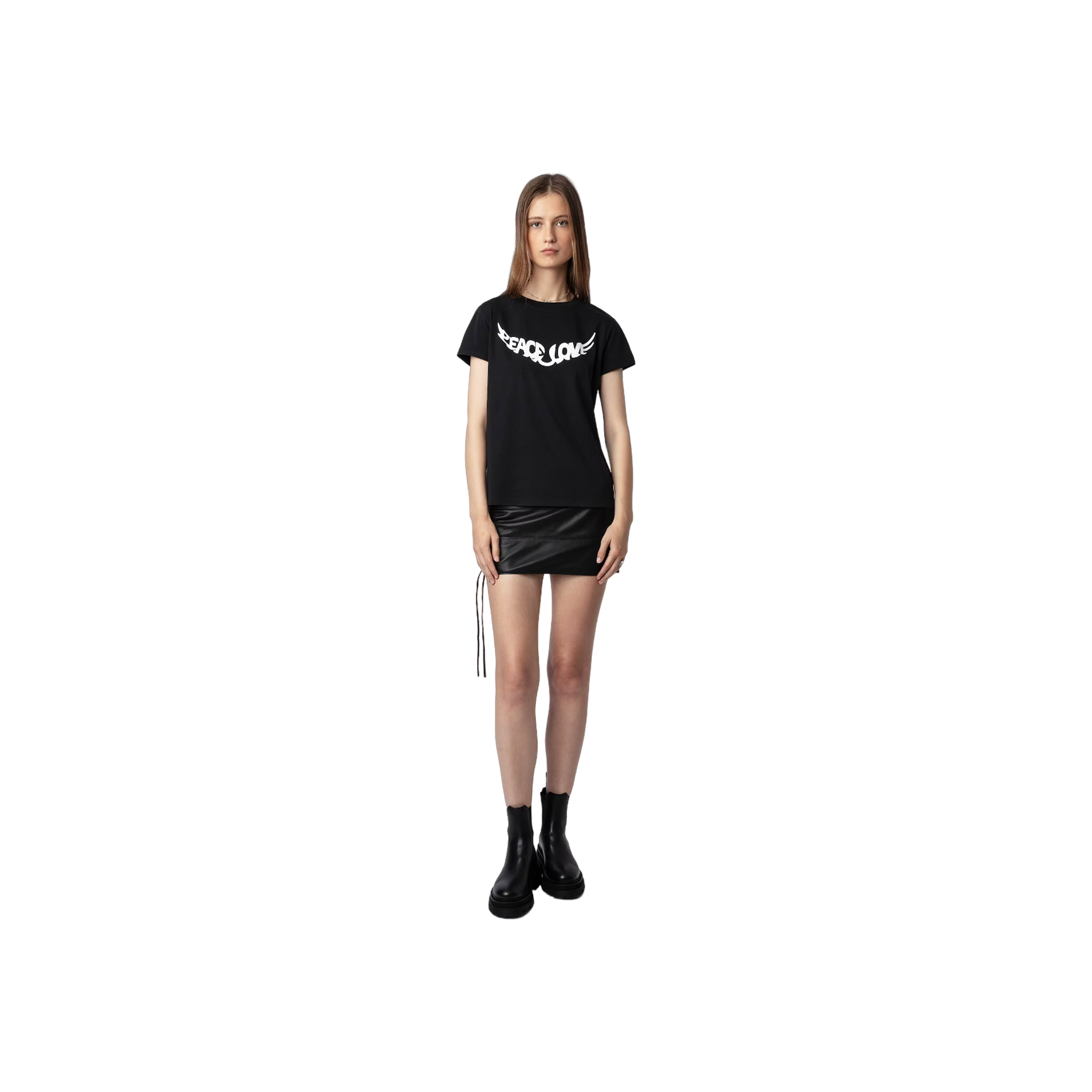 Walk Peace&Love T-shirt - Black