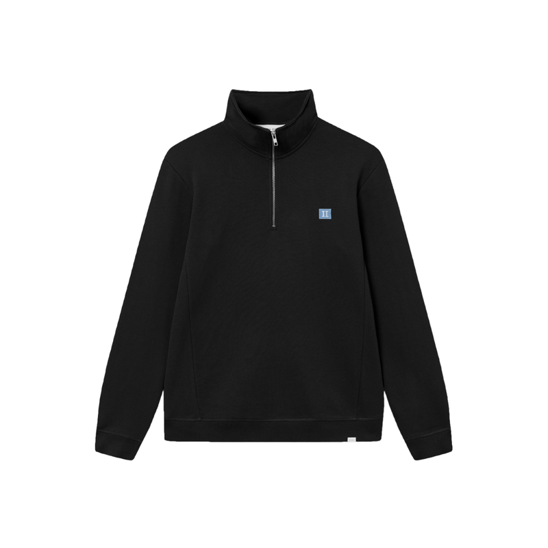 Piece Half-Zip Sweatshirt - Black