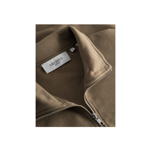 Piece Half-Zip Sweatshirt - Grey