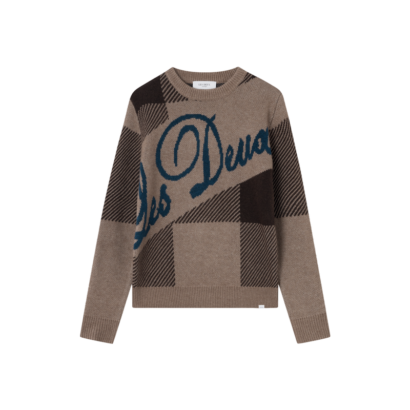 Les Deux Buffalo Recycled Knit - Brown