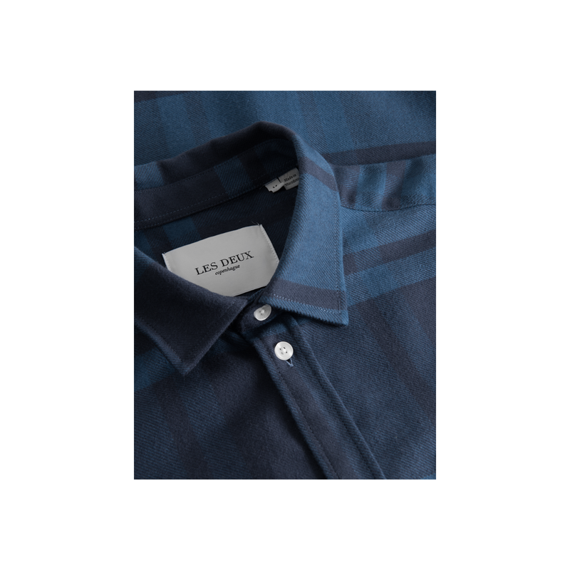 Jeremy Flannel Shirt - Blue
