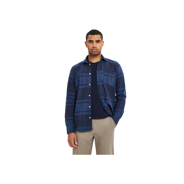 Jeremy Flannel Shirt - Blue