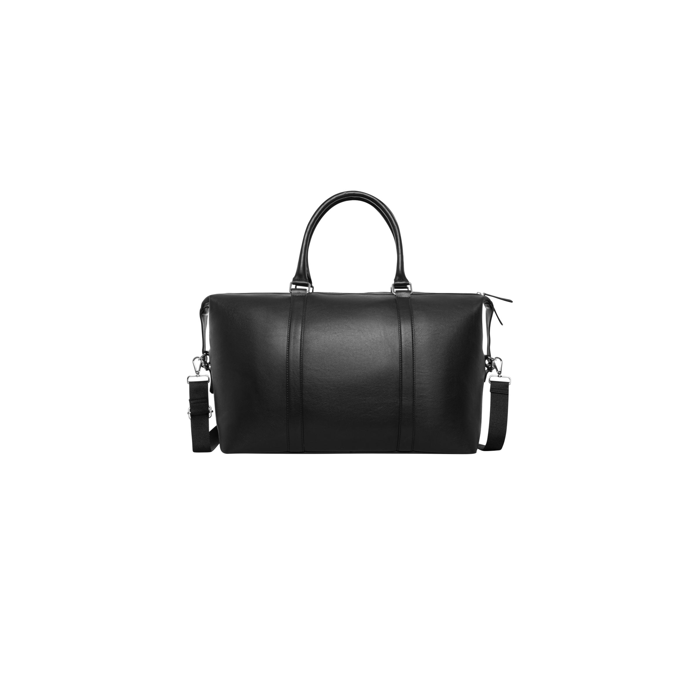 Leather Weekend Bag - Black