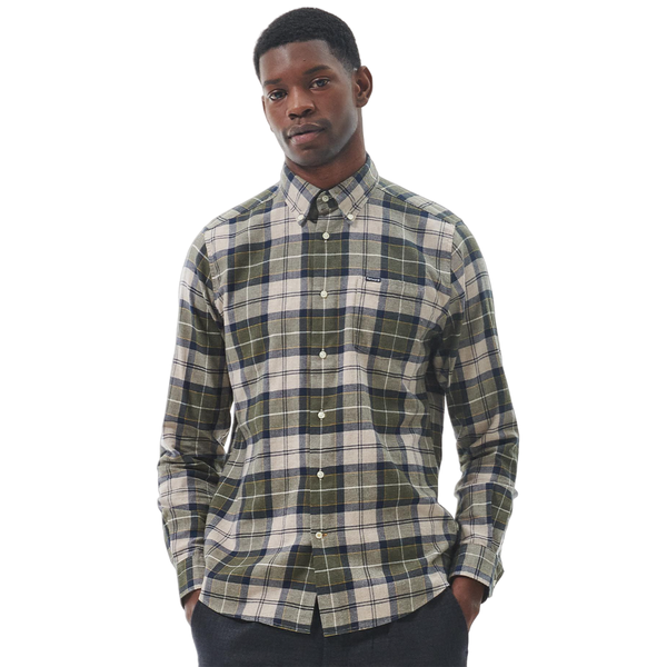 Fort Tail Shirt - TN16 Forest Mist Tartan