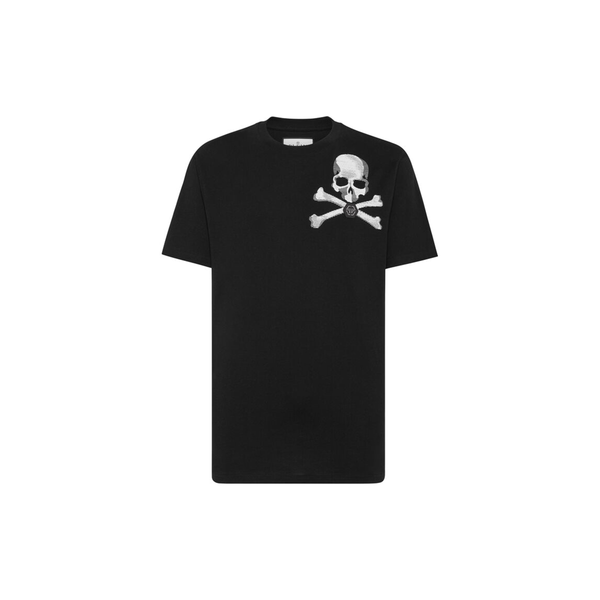 T-shirt Round Neck SS Skull&Bones - Black