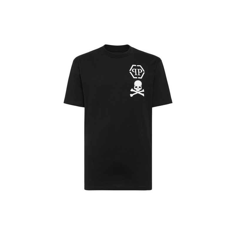 T-shirt Round Neck SS Skull&Bones - Black