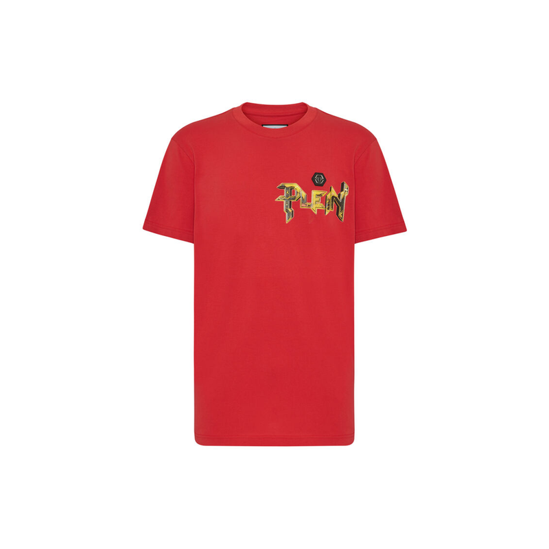 T-shirt Round Neck SS Chrome - Red
