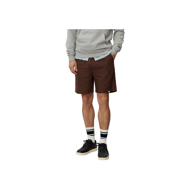 Otto Linen Shorts - Brown