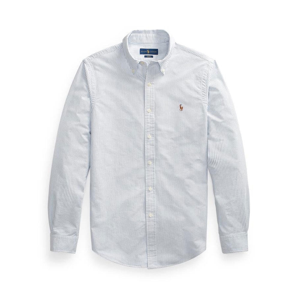 Slim Fit Oxford Shirt - Blue