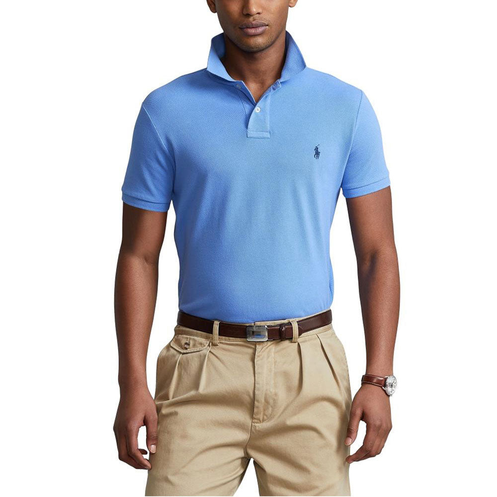 Custom Slim Fit Polo - Blue