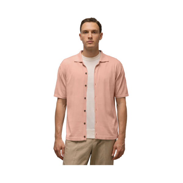 Camicia Corta Cotone Pettinato - Shell
