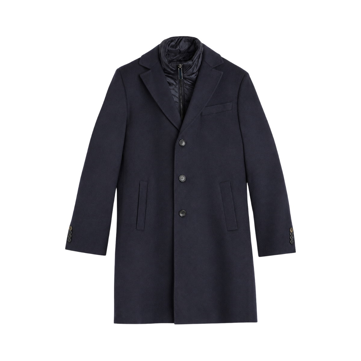 Cashmere Coat  Sultan Tech - Dark Navy Blue