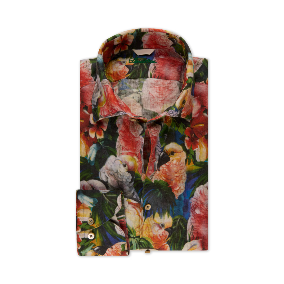 Fitted Body C72 RC cuff Casual - Light Red Pattern