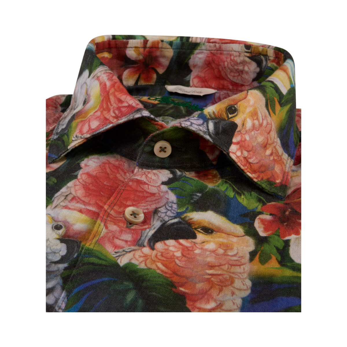 Fitted Body C72 RC cuff Casual - Light Red Pattern
