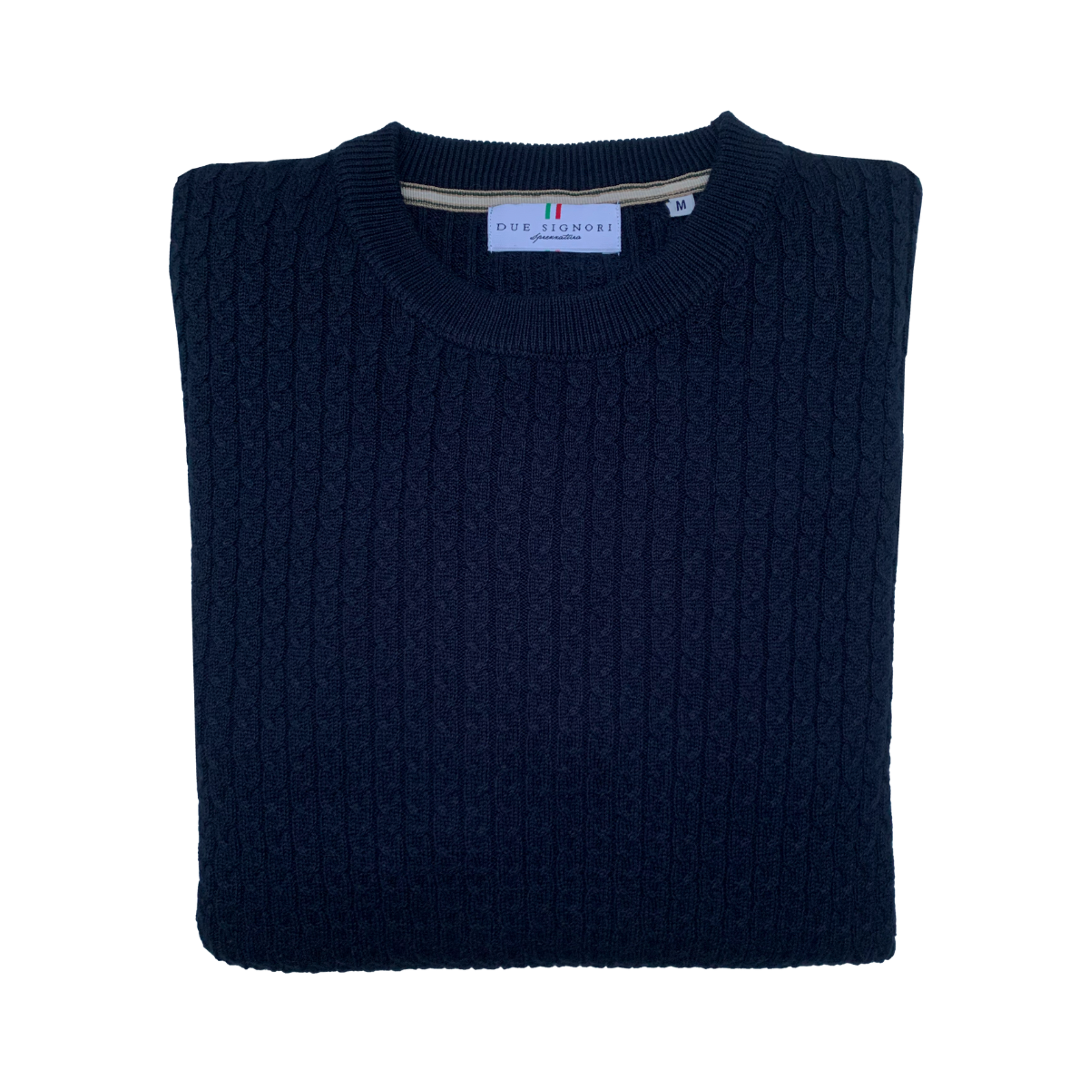 Walker Cable Knit - Navy