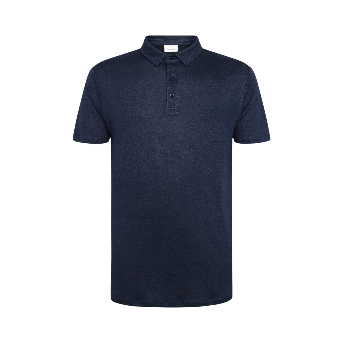 Linen polo - Navy