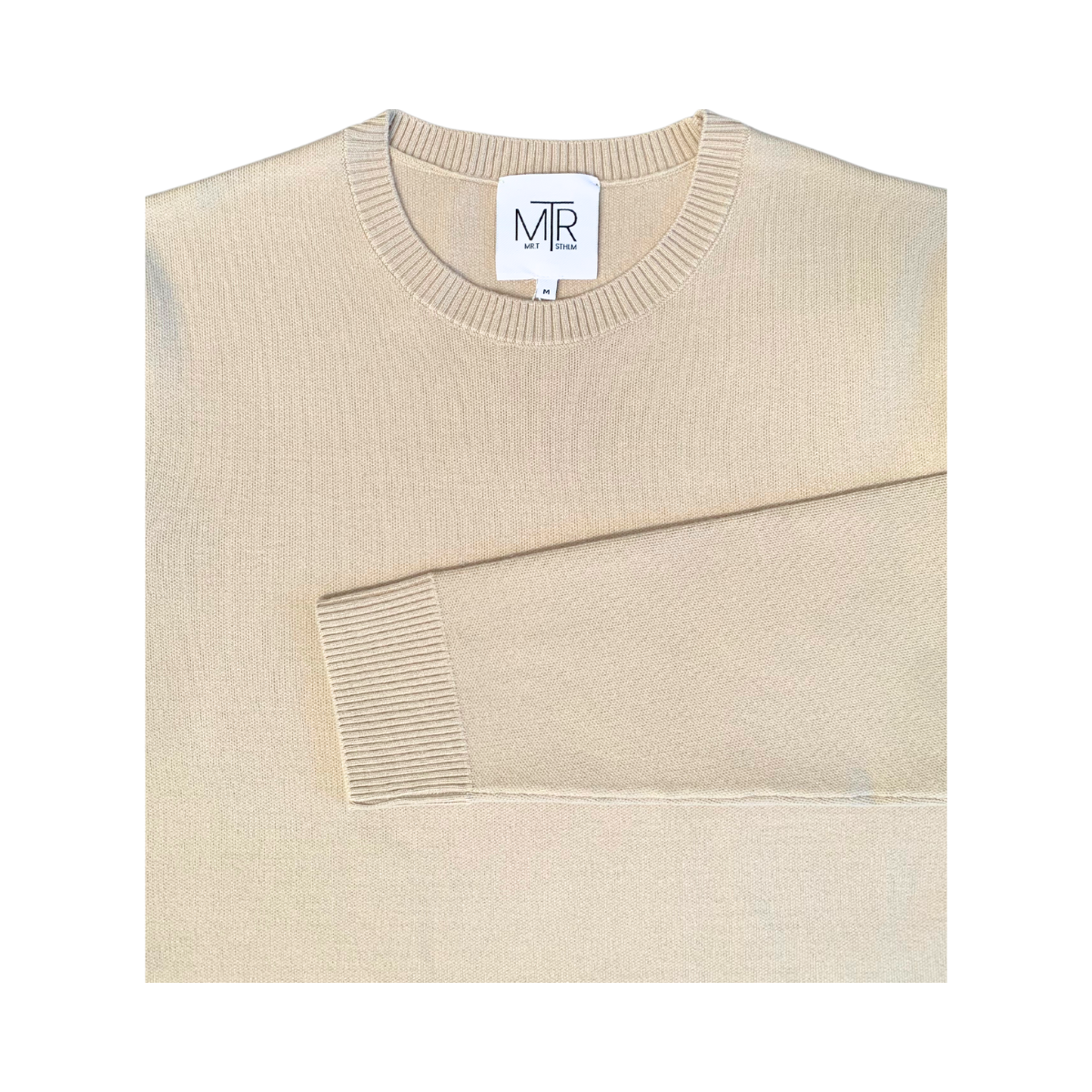 Leo O-Neck Knit - Beige