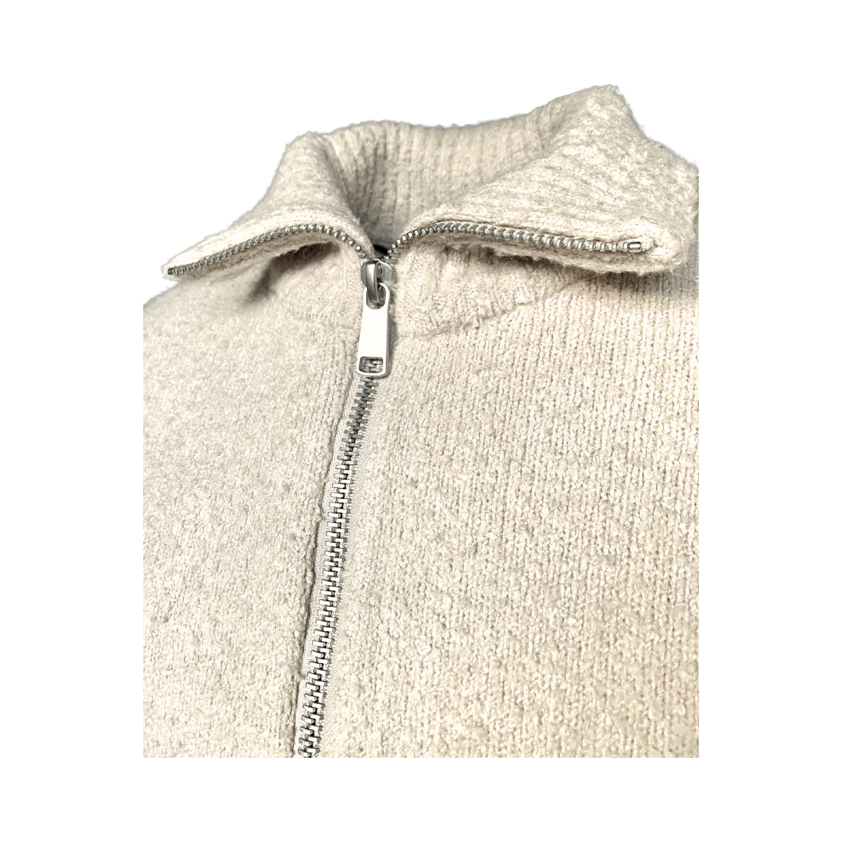 Marcello Zip Knit - Beige