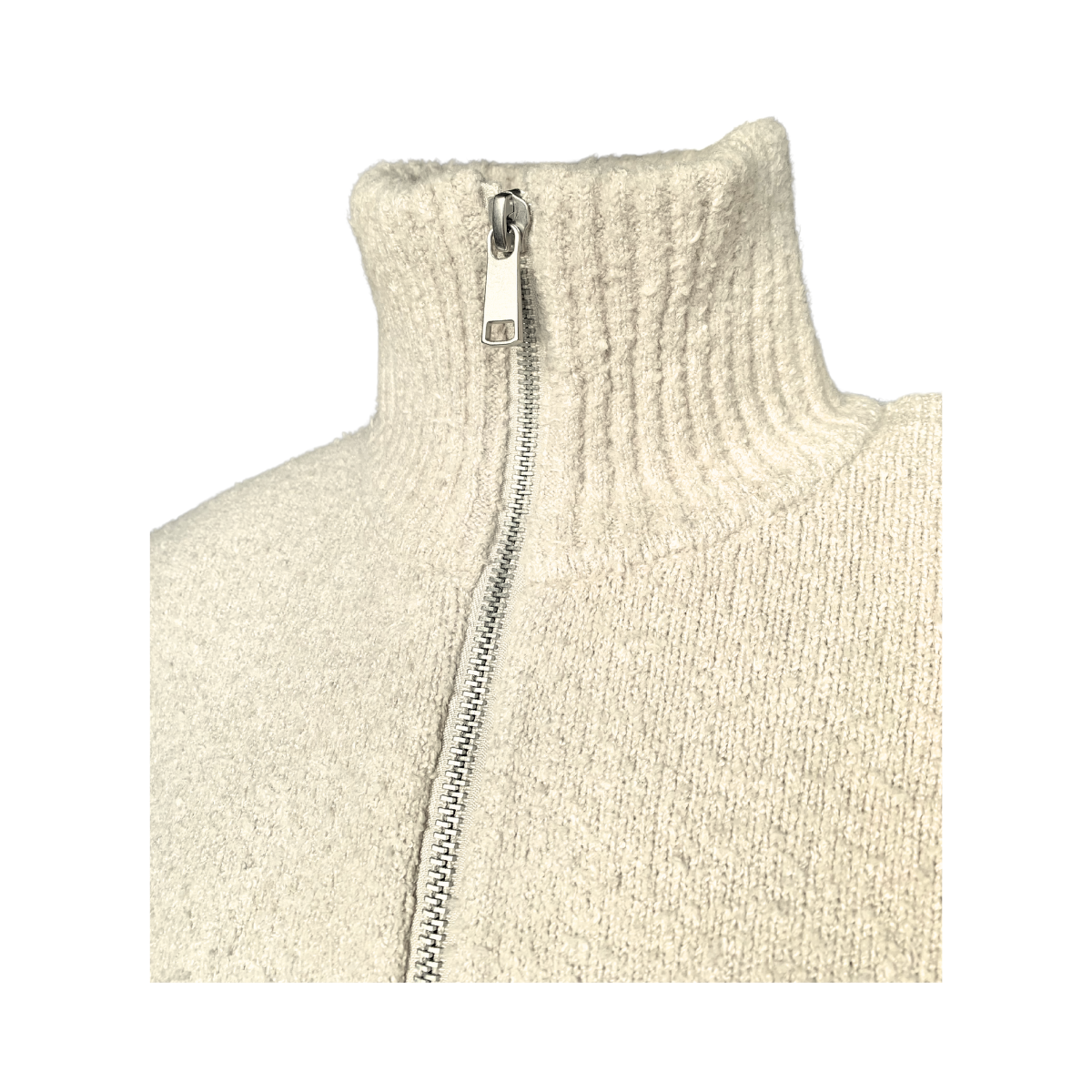 Marcello Zip Knit - Beige