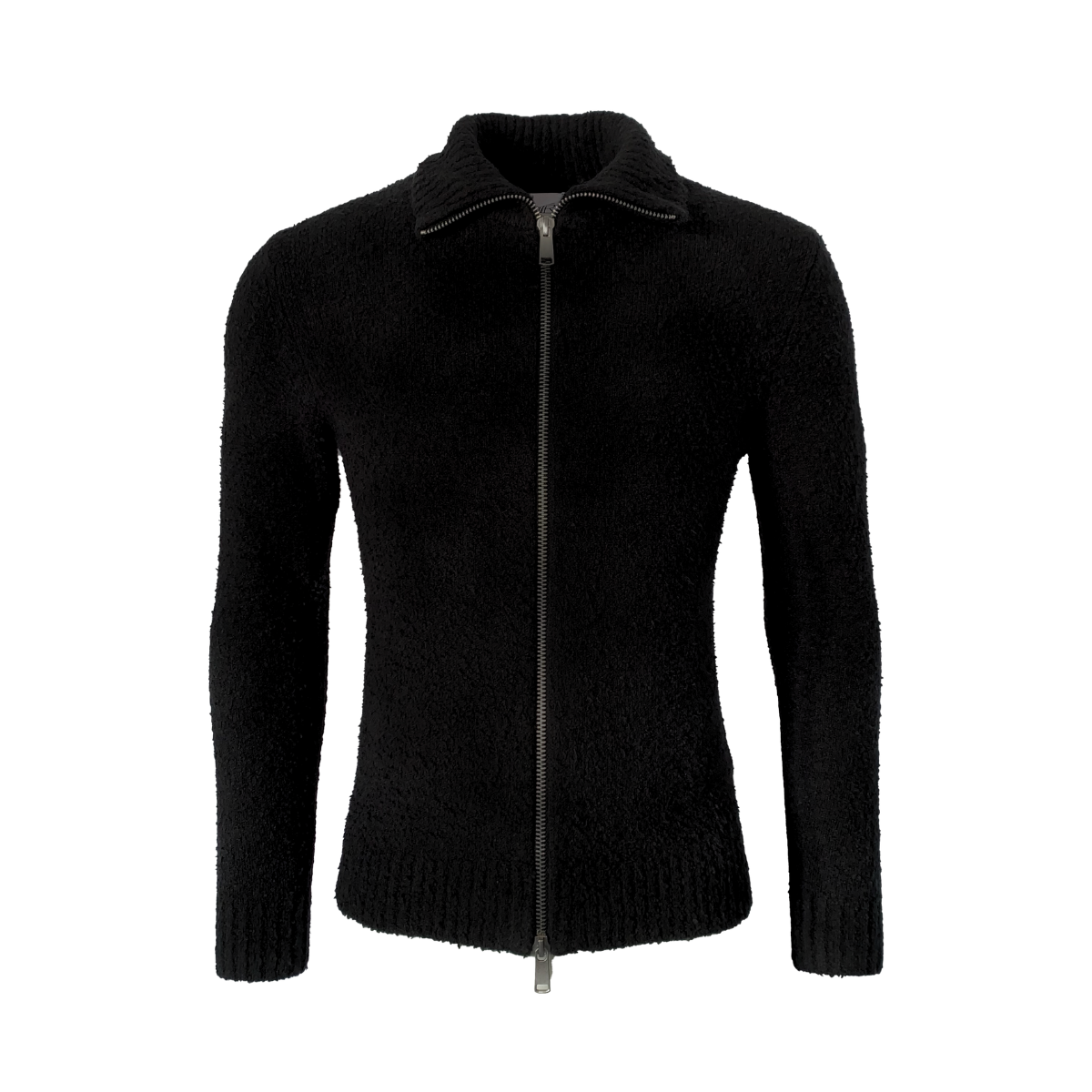 Marcello Zip Knit - Black