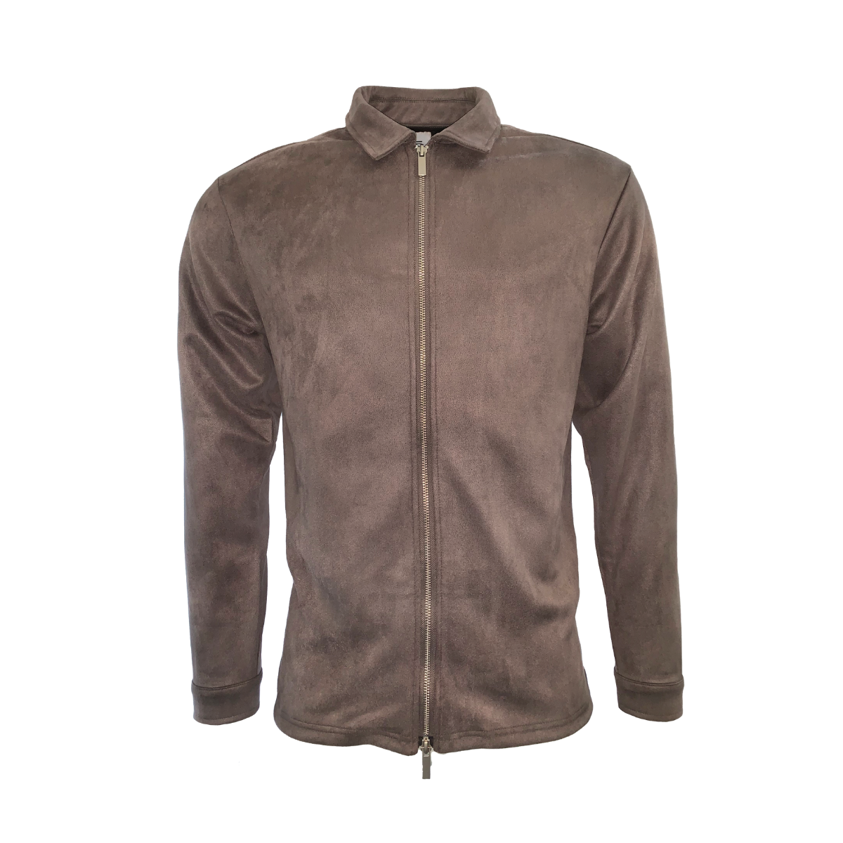 Denki Zip Shirt - Brown