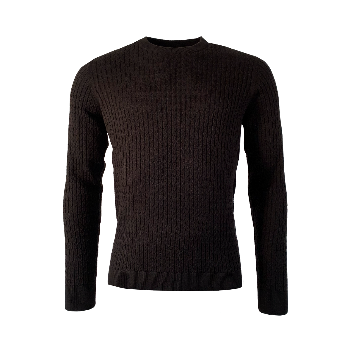 Walker Cable Knit - Brown