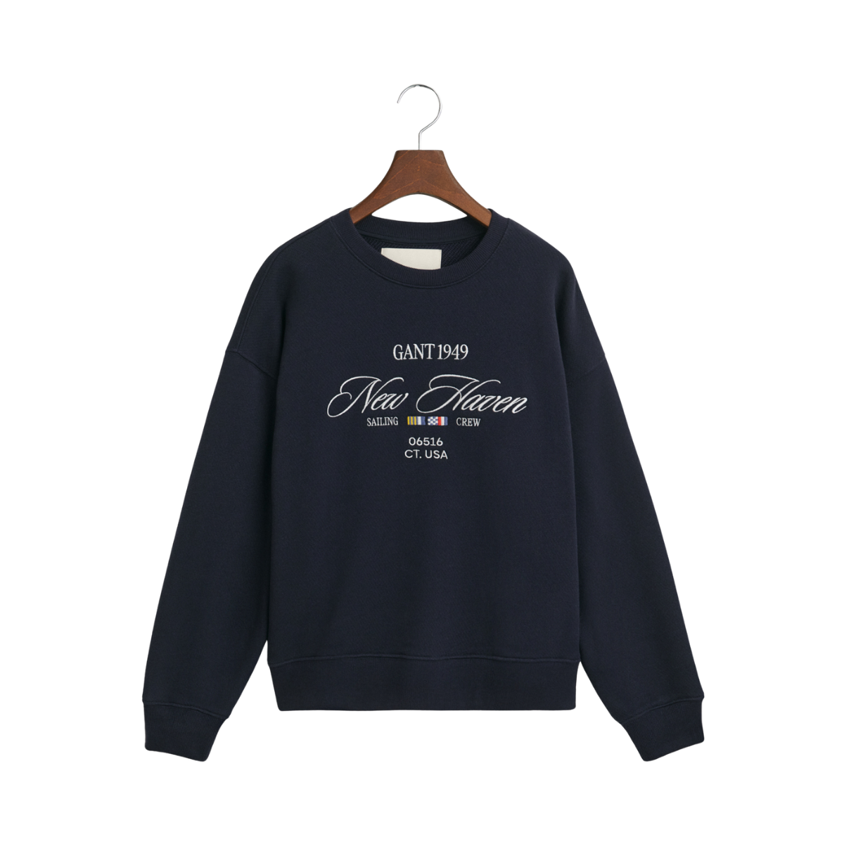 Graphic C-Neck Sweat - Evening Blue