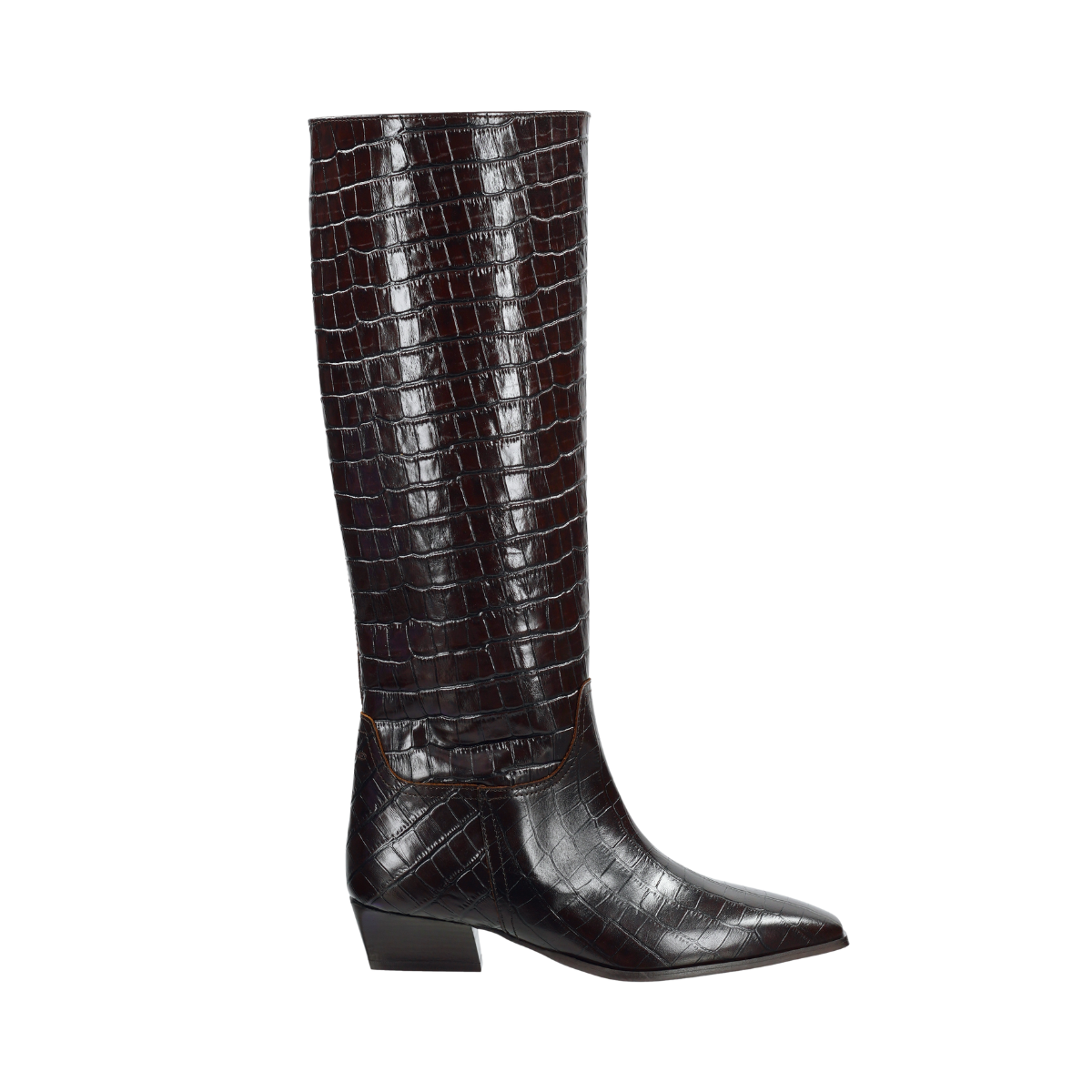 Bassotte Long Shaft Boot - Dark Brown