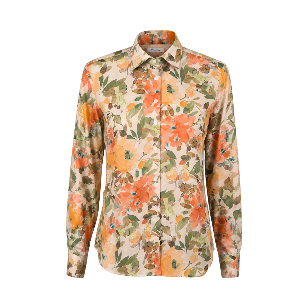 Siri Shirt - Light Red Pattern