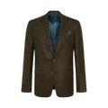 6135 Hopsack Sherman Napoli - Dark Brown