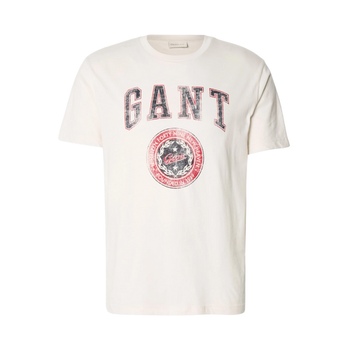 Gant GRAPHIC SS T-SHIRT - CREAM
