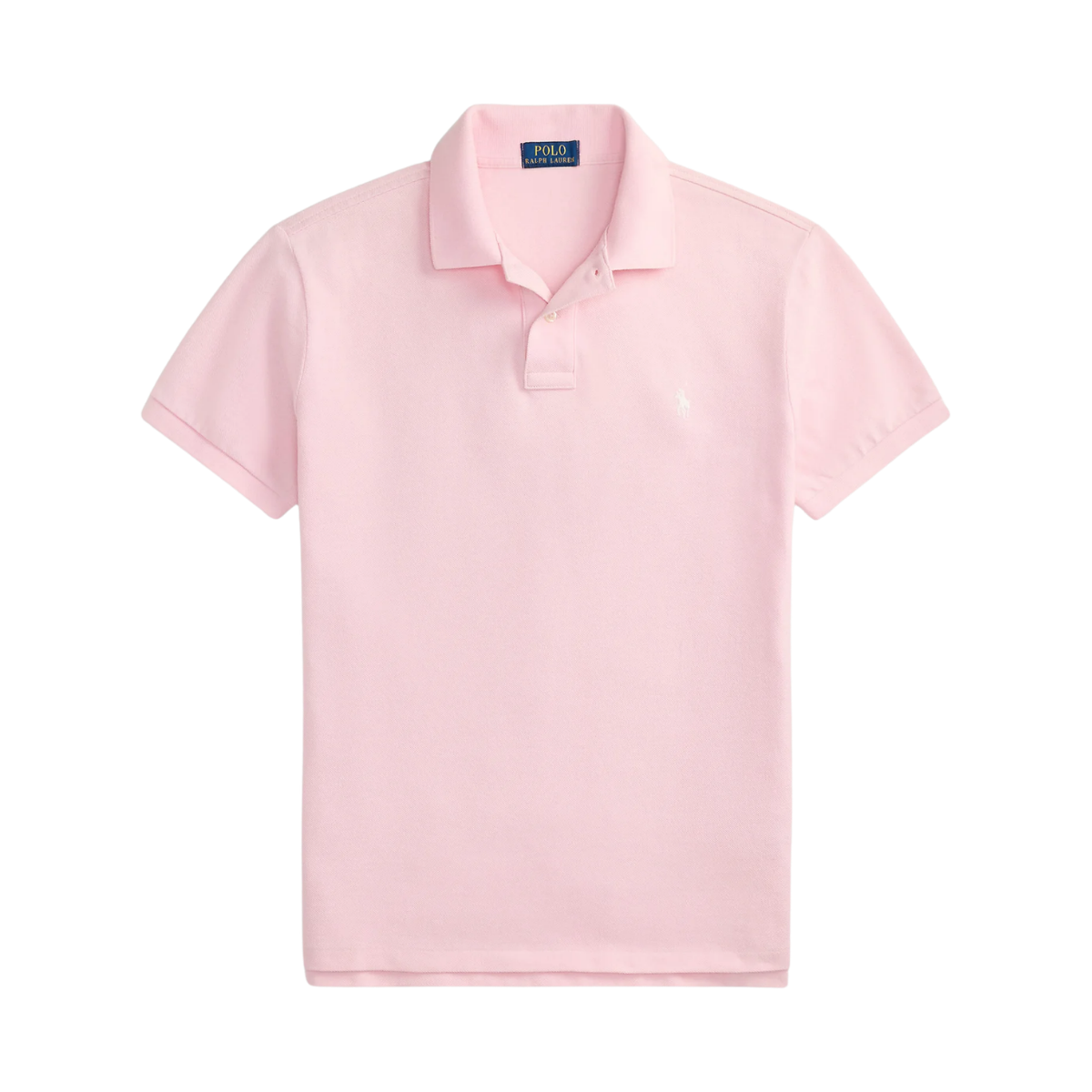 Custom Slim Fit Mesh Polo Shirt - Garden Pink