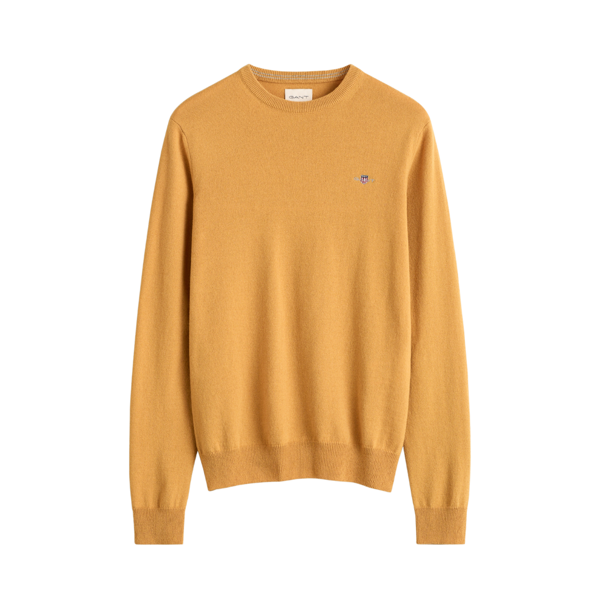 Superfine Lambswool C-Neck - Turmeric Shine