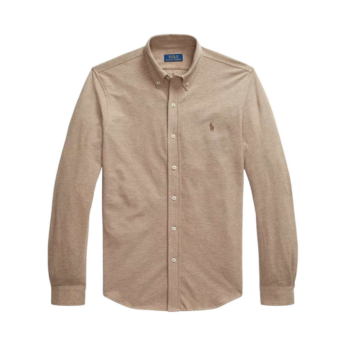 Featherweight Mesh Oxford Shirt - Classic Camel Heather