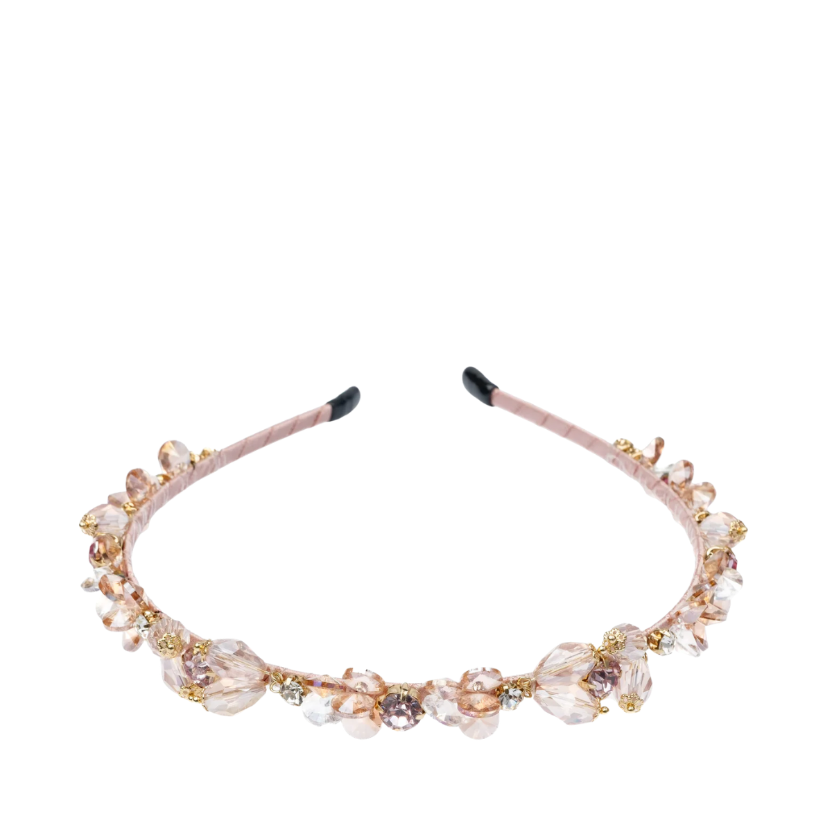 Crystal Hair Band - Pale Rose