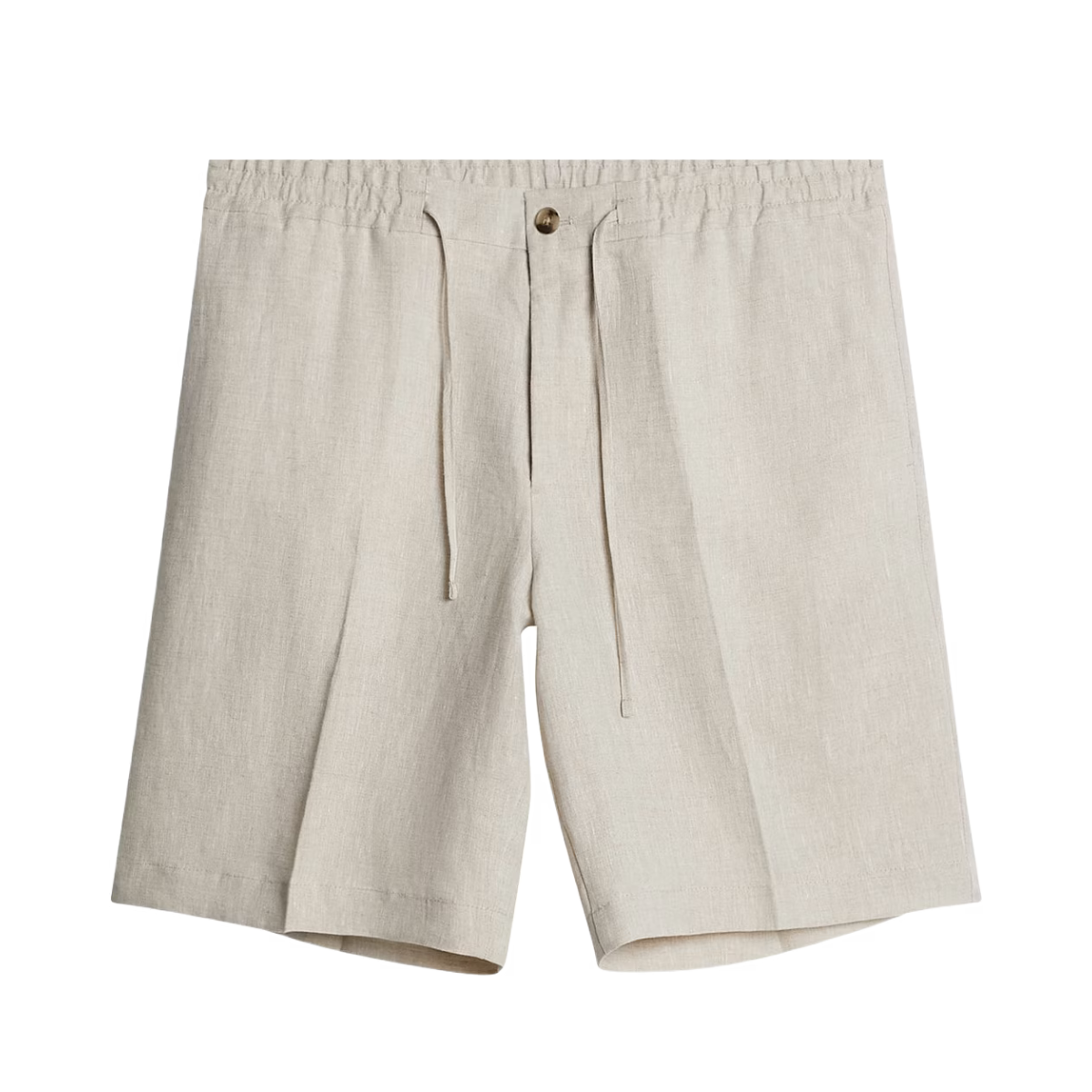 Brady Drape Linen Shorts - Moonbeam