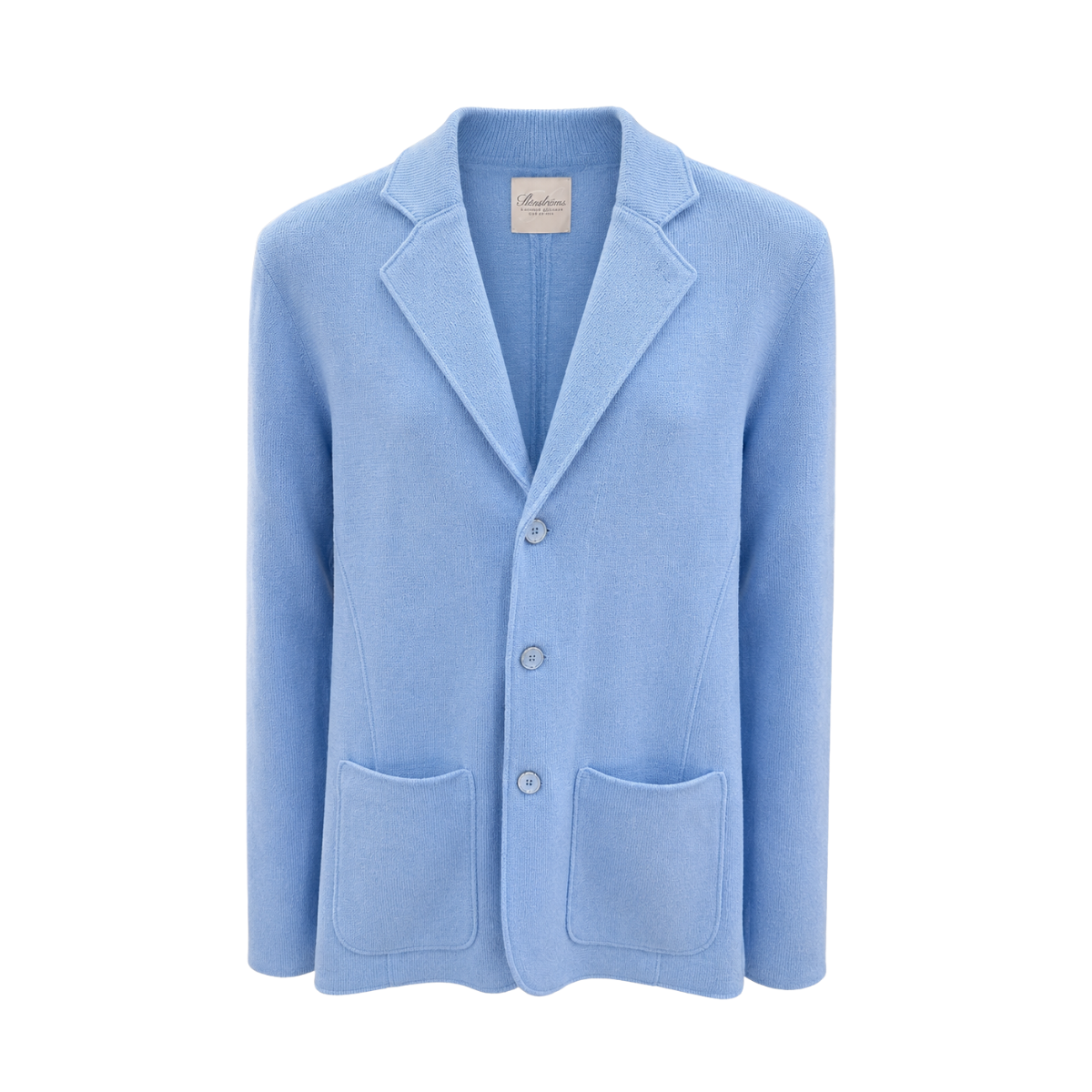 Blazer Knitted Texture - Light Blue