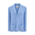 Blazer Knitted Texture - Light Blue